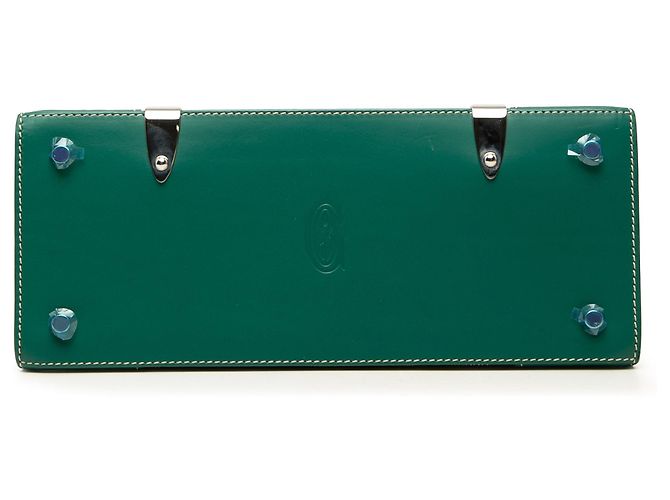 Goyard Green Goyardine Saigon Structured PM Verde - vista 3