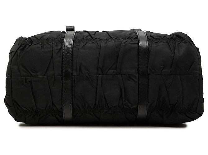 Bolso Satchel Prada de Tessuto Gaufre Negro - vista 3
