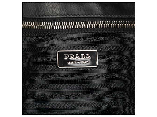 Bolso Satchel Prada de Tessuto Gaufre Negro - vista 5