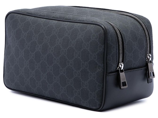 Neceser Gucci Black GG Supreme Negro - vista 2