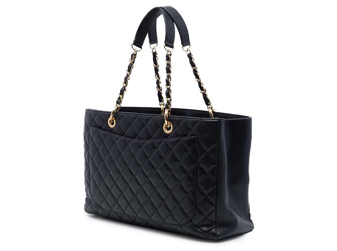Chanel Black Caviar Grand Shopping Tote XL Nero - vista 2