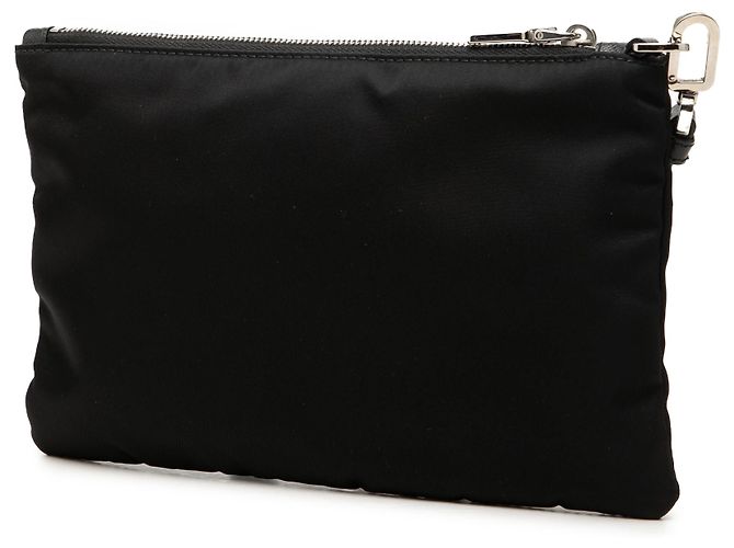 Clutch de pulso Prada em Tessuto preto - vista 2