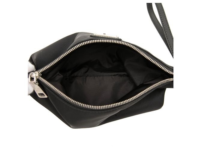 Clutch de pulso Prada em Tessuto preto - vista 4