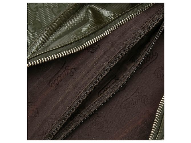 Gucci Green GG Imprime Crossbody Verde Verde scuro - vista 6