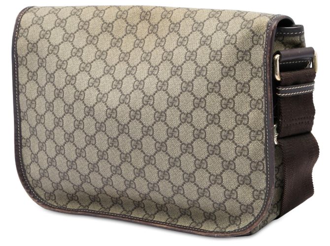 Borsa a tracolla Gucci Beige GG Supreme - vista 2