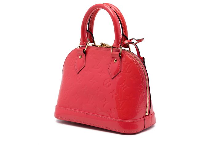 Louis Vuitton Pink Monogram Vernis Alma BB Rosa - vista 2