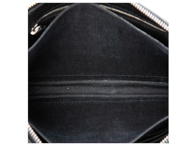 Clutch Selleria Fendi in pelle nera Nero - vista 4