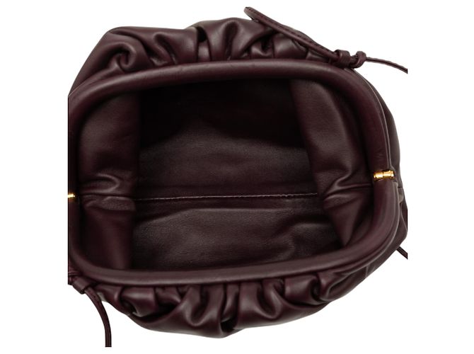 Bottega Veneta The Mini Pouch Crossbody in nappa viola Porpora - vista 4