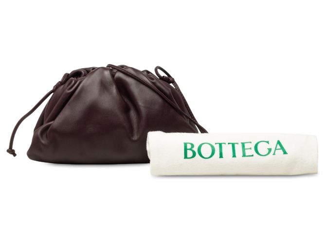 Bottega Veneta The Mini Pouch Crossbody in nappa viola Porpora - vista 7