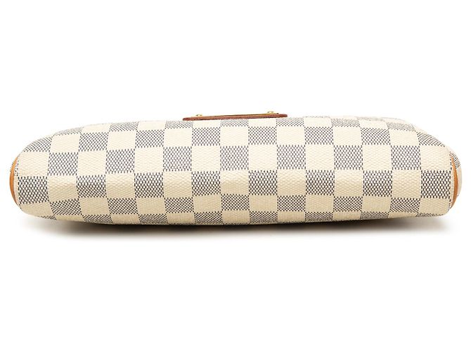 Louis Vuitton White Damier Azur Eva Branco - vista 3
