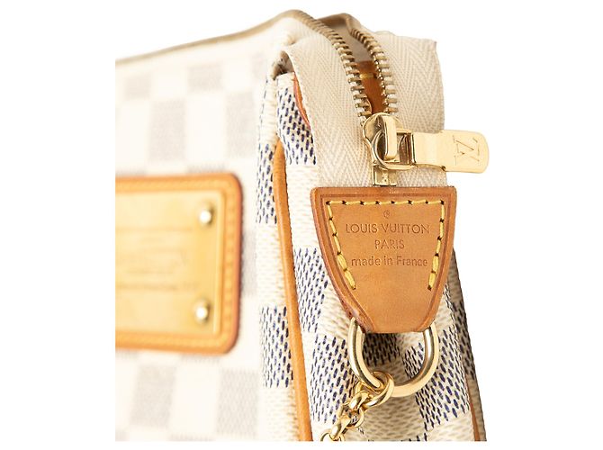 Louis Vuitton White Damier Azur Eva Branco - vista 5