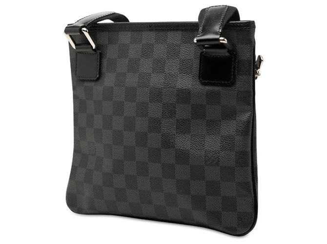 Louis Vuitton Black Damier Graphite Thomas Nero - vista 2