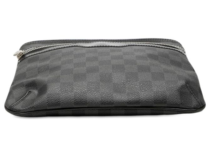 Louis Vuitton Black Damier Graphite Thomas Nero - vista 3
