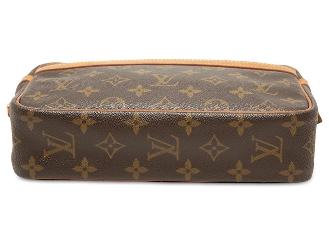 Louis Vuitton Brown Monogram Compiegne 23 Marrone - vista 3