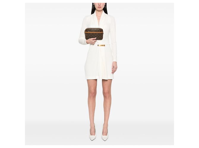 Louis Vuitton Brown Monogram Compiegne 23 Marrone - vista 7