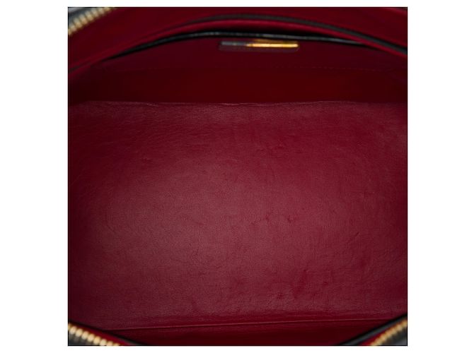 Prada Promenade Satchel aus Spazzolato-Leder in Schwarz, Medium - Ansicht 4