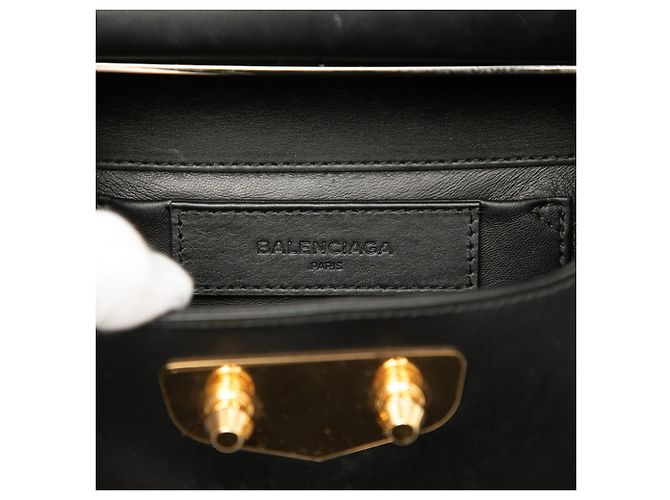Borsa a tracolla Balenciaga Neoclassic Chain Mini Nero - vista 5
