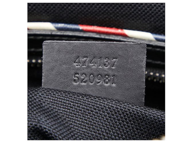 Borsa a tracolla Gucci Courier GG Supreme in grigio Marrone - vista 13