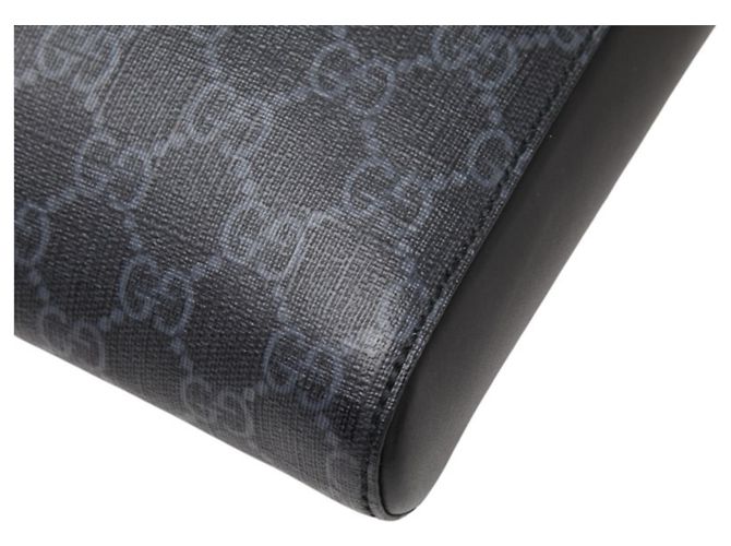 Borsa a tracolla Gucci Courier GG Supreme in grigio Marrone - vista 6