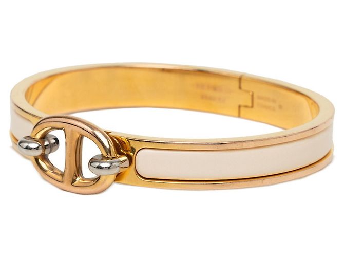 Hermès Hermes Mini Click Chaine d'Ancre Armband Golden Roh - Ansicht 2