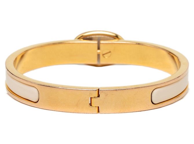 Hermès Hermes Mini Click Chaine d'Ancre Armband Golden Roh - Ansicht 3