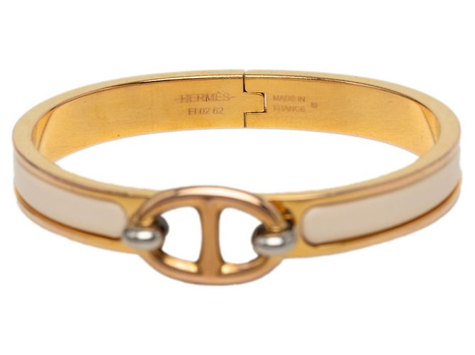 Hermès Hermes Mini Click Chaine d'Ancre Armband Golden Roh - Ansicht 5