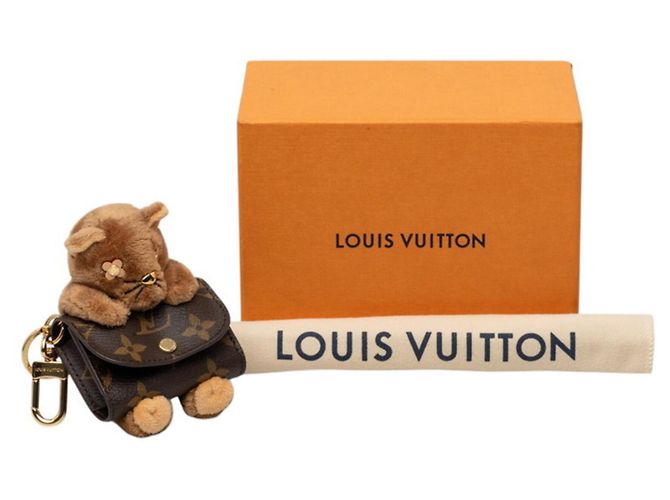 Louis Vuitton Monogram Flower Taschenanhänger Braun - Ansicht 9