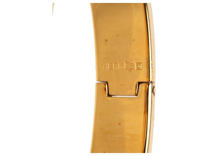 Hermès Hermes Click H PM Charm Armband Rot Golden Bordeaux - Ansicht 4