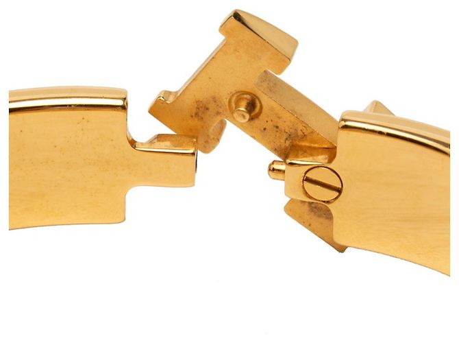 Hermès Hermes Click H PM Charm Armband Rot Golden Bordeaux - Ansicht 5