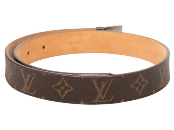 Louis Vuitton Monogram Ceinture Carrée Belt Marrone - vista 3