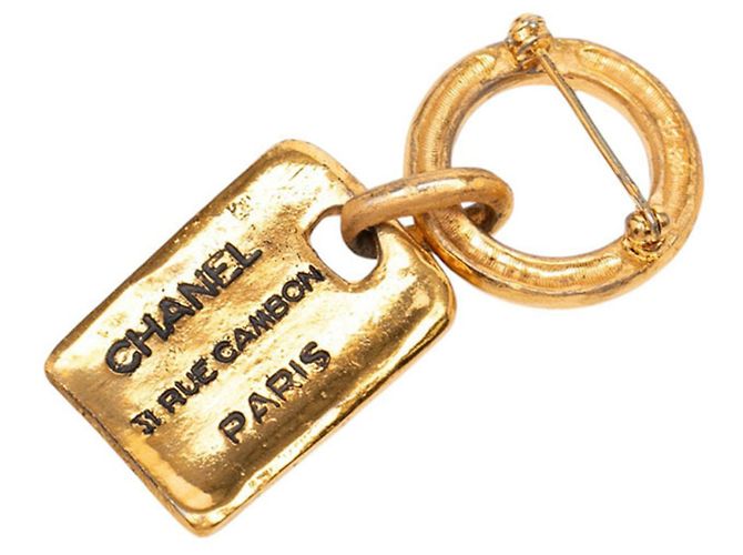 Cambon Spilla Chanel placcata in oro D'oro - vista 2