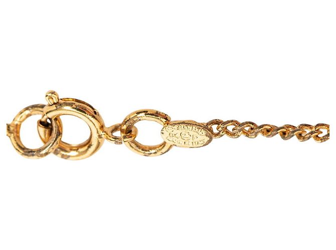 Collar de cadena Chanel Coco Mark Open Heart Dorado - vista 4
