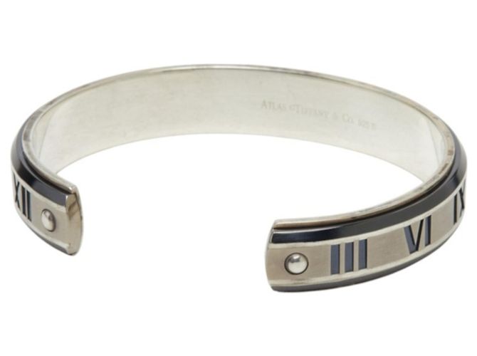 Autre Marque Bracciale con charm Atlas Tiffany & Co. Nero Argento - vista 2