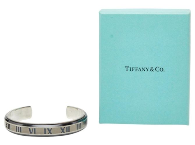 Autre Marque Bracciale con charm Atlas Tiffany & Co. Nero Argento - vista 6