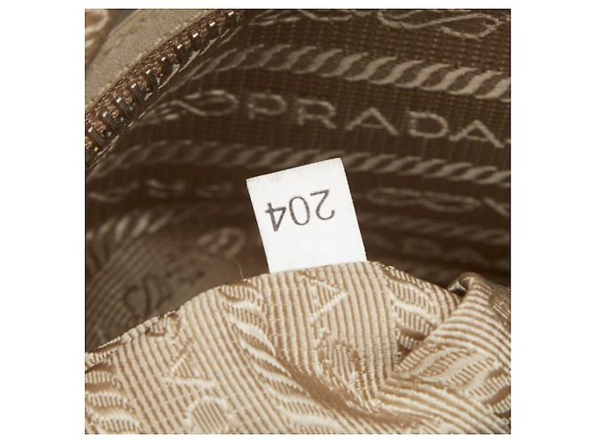 Sac bandoulière Prada Logo Blanc Beige - vue 12