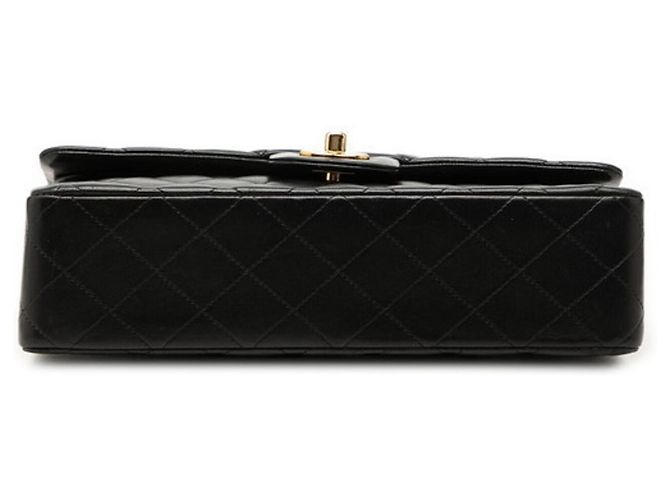 Timeless Bolso de hombro Chanel Coco Mark Double Flap Matelassé Negro - vista 3