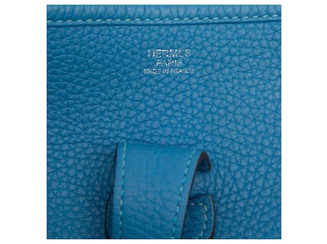 Hermès Borsa a tracolla Hermes Evelyne 3 GM Blu - vista 5