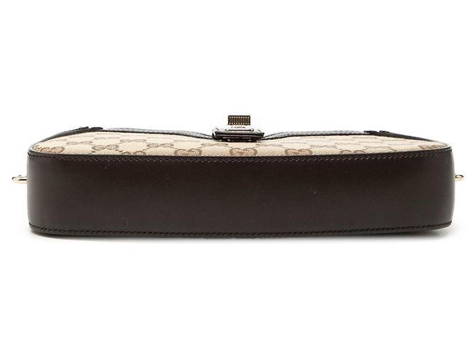 Bolsa Gucci GG Canvas Moonside Marrom Bege - vista 3