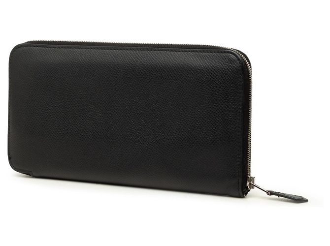 Hermès Hermes Azap Long Round Zip Geldbörse Schwarz - Ansicht 2