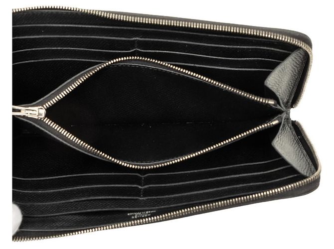 Hermès Hermes Azap Long Round Zip Geldbörse Schwarz - Ansicht 4