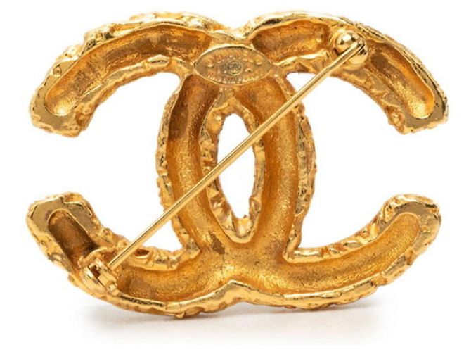 Broche Chanel Coco Mark Lava 93A Dourado - vista 2