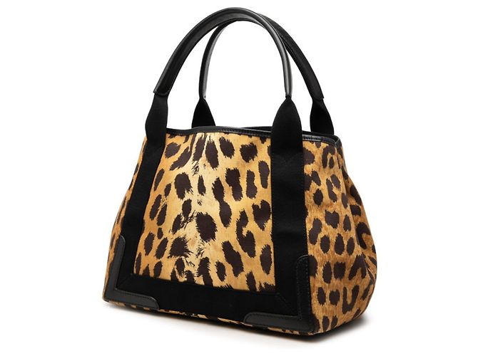 Borsa Cabas S Balenciaga Navy Marrone - vista 2
