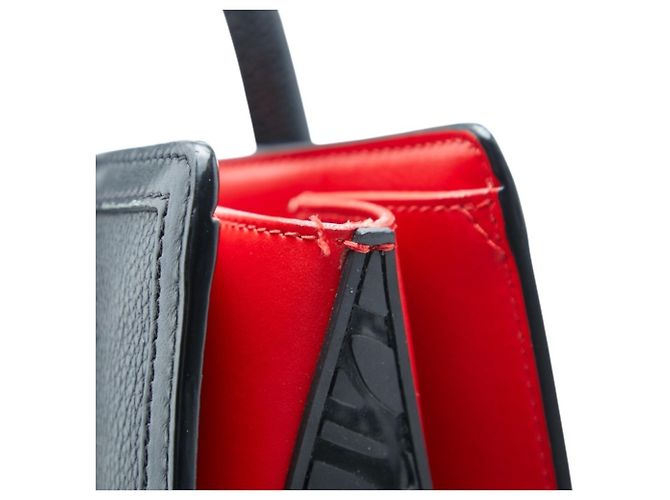 Borsa a mano Christian Louboutin Paloma Medium Tote Bag Nero Rosso - vista 6