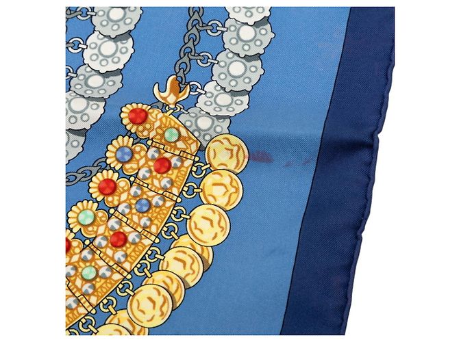 Hermès Hermes Carre 90 Kosmima Space Scarf Azul Multicolor - vista 8
