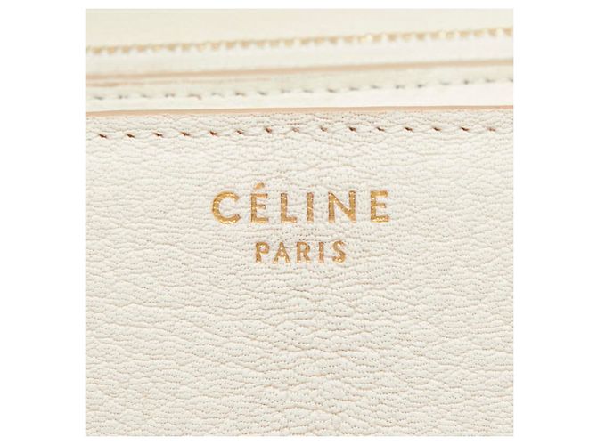 Céline Bolso bandolera de hombro Celine Classic Box Medium Blanco - vista 11