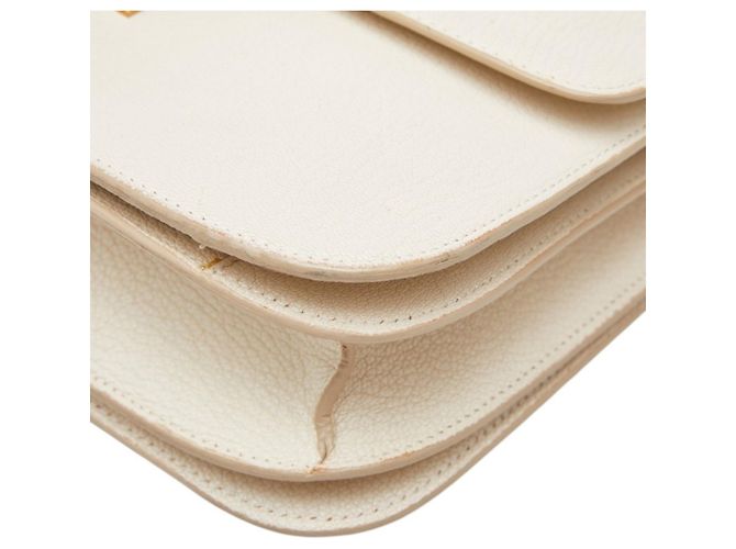 Céline Bolso bandolera de hombro Celine Classic Box Medium Blanco - vista 4
