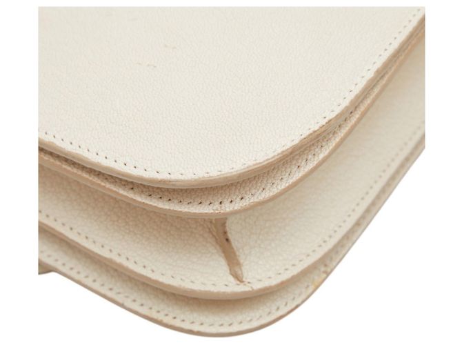 Céline Bolso bandolera de hombro Celine Classic Box Medium Blanco - vista 7