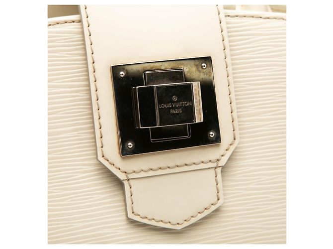 Bolso Louis Vuitton Epi Mirabeau PM Blanco Blanco roto - vista 6