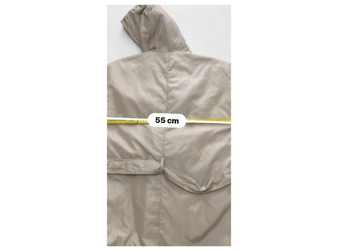 Autre Marque 'S Max Mara The Cube Beige Nylonjacke mit Gürtel - Ansicht 18