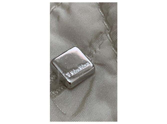 Autre Marque 'S Max Mara The Cube Beige Nylonjacke mit Gürtel - Ansicht 4